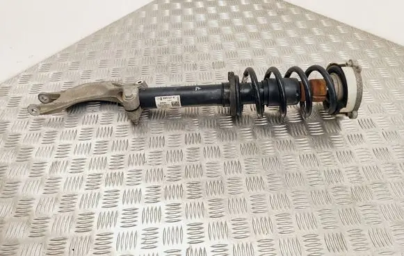 Front shock absorber with coil spring