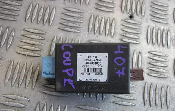 Peugeot 407 Alarm control unit/module 9657384680