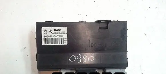 Citroen C6 Engine control unit/module 9660703680