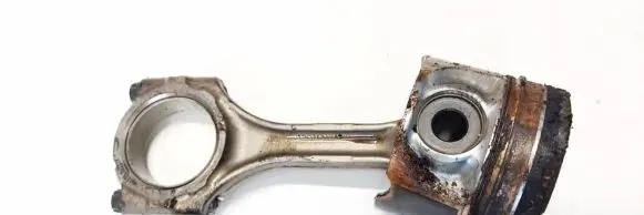 Piston with connecting rod