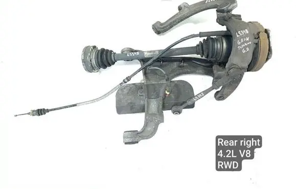 Rear wheel hub spindle/knuckle