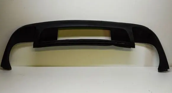Volkswagen Touareg II Rear bumper lower part trim 7P6807568
