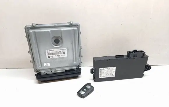 BMW 3 E90 E91 Engine ECU kit and lock set 8506444 0281016119 9217853