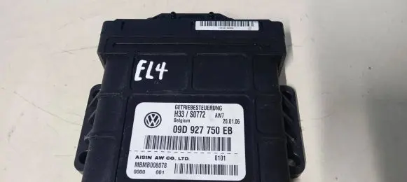 Volkswagen Touareg I Gearbox control unit/module 09D927750EB