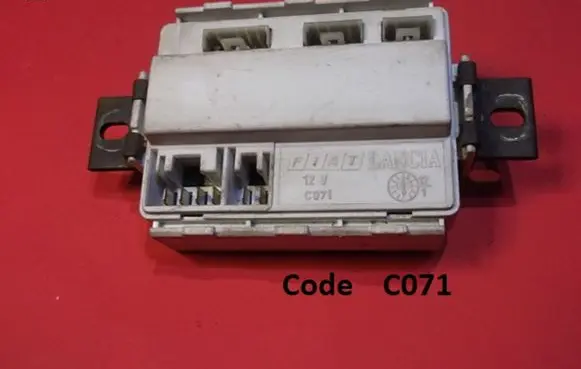 Fiat Tipo Other control units/modules C071 C071AB