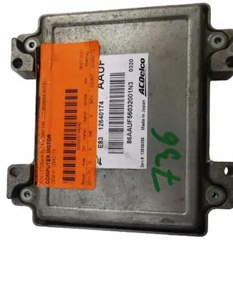 Opel Meriva A Engine ECU kit and lock set 12640174- 12640174 12636386