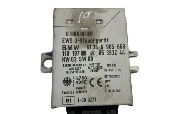 BMW 5 E39 Immobilizer control unit/module 6905668 61356905668 05393244