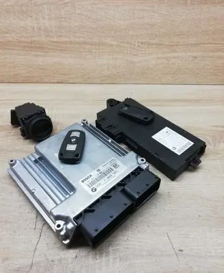 BMW 5 E60 E61 Engine ECU kit and lock set 7809941 9147195 69547222