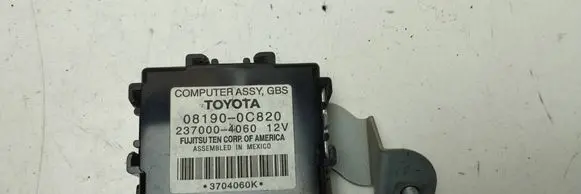Toyota Prius+ (ZVW40) Other control units/modules 081900C820 3704060K 2370004060