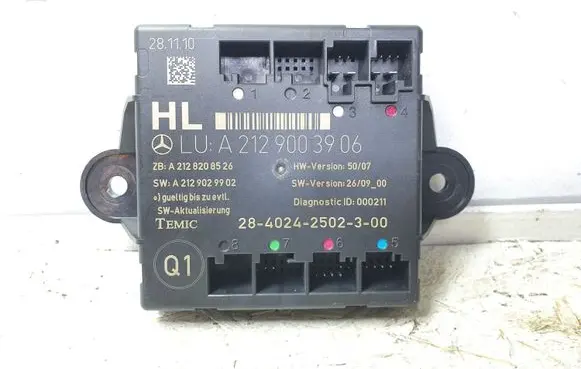 Mercedes-Benz C W204 Door control unit/module A2129003906