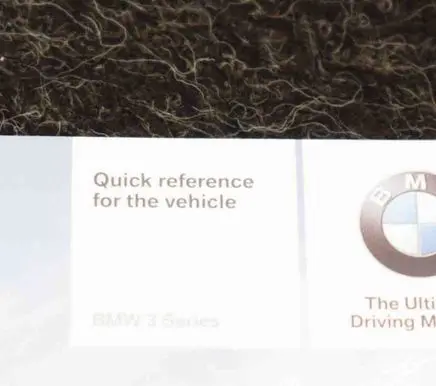 BMW 3 E90 E91 User manual 
