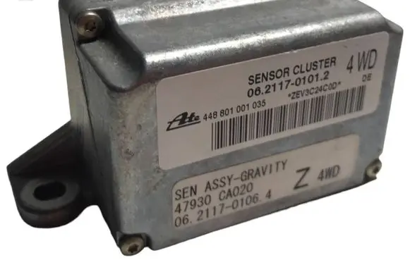 Nissan Murano Z50 ESP acceleration yaw rate sensor 47930CA020 448801001035 06211701012