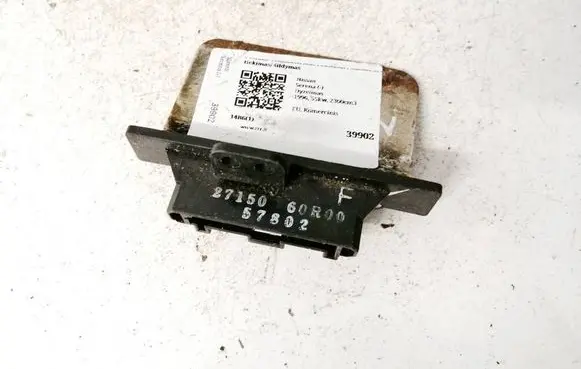 Nissan Serena Heater blower motor/fan resistor 2715060r00 57802