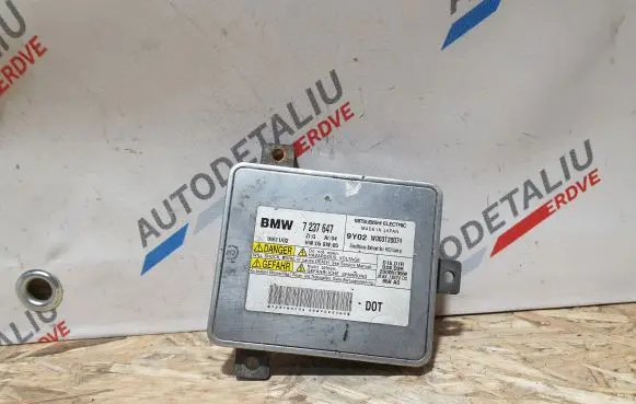 BMW 5 F10 F11 Headlight ballast module Xenon 7237647