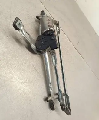 Front wiper linkage and motor