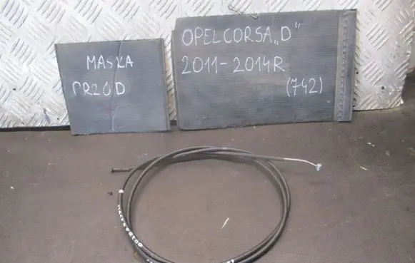 Opel Corsa D Engine bonnet/hood lock release cable 