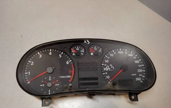 Audi A3 S3 8L Speedometer (instrument cluster) 8L0919860C 110008778006