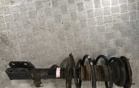 Front shock absorber with coil spring