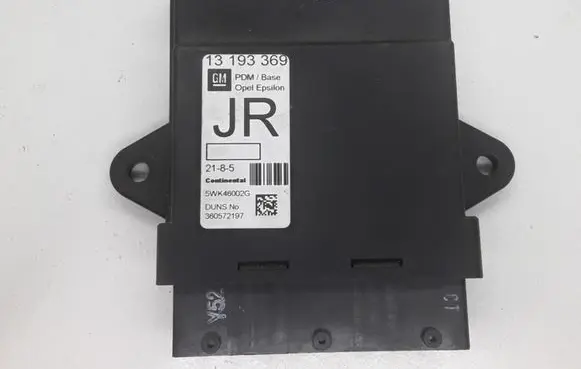 Opel Vectra C Door central lock control unit/module 13193369 5WK46002G 360572197