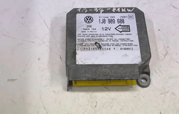Seat Alhambra (Mk1) Airbag control unit/module 1J0909608 5WK4154 01000812