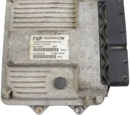 Opel Astra H Engine control unit/module 55202542 7160013802 MJD6D2AG