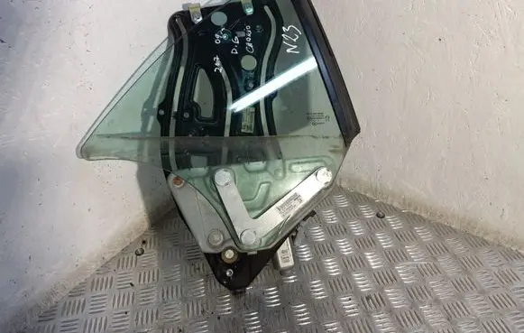 Peugeot 207 Rear door window regulator with motor 9680223380