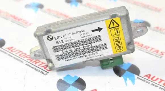 BMW 7 E65 E66 Airbag deployment crash/impact sensor 65776970906 6970906