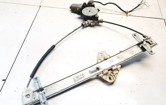 Sliding door window regulator with motor
