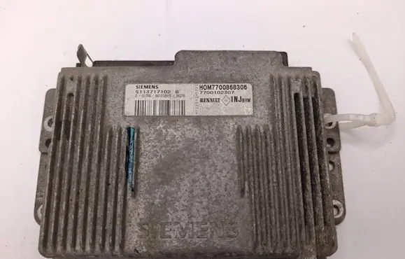 Renault Kangoo I Engine control unit/module S113717102B 7700102307 7700868306