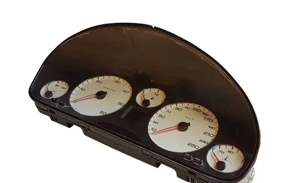Peugeot 607 Speedometer (instrument cluster) 87001383 9633118780