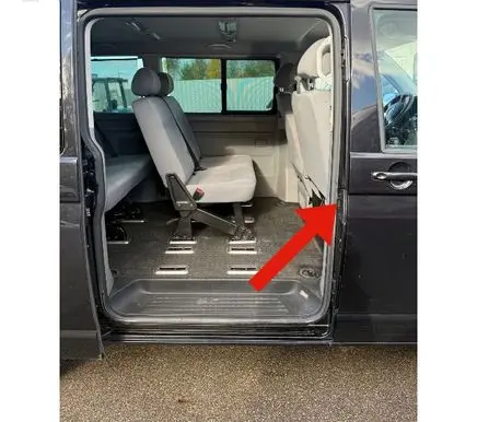 Volkswagen Transporter - Caravelle T5 Sliding door contact joint 7H0907496A