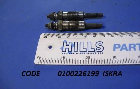 Volkswagen Scirocco Glow plug 0100226199