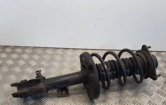 Front shock absorber with coil spring