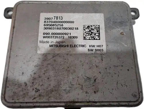 Opel Astra K LED ballast control module 39077813 695085258 W003T2637