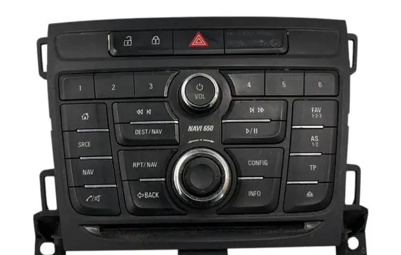 Opel Zafira C Head unit multimedia control a2c81982600