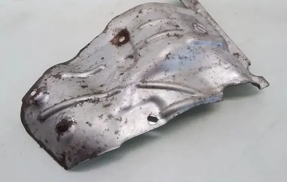 Heat shield in engine bay