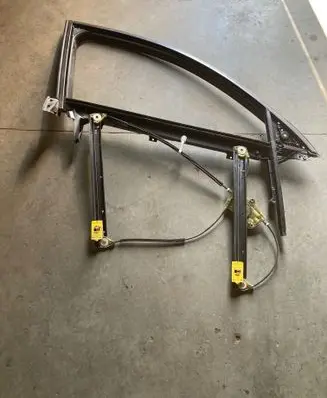 Audi A6 Allroad C6 Front window lifting mechanism without motor 4F0837462D 102199451204
