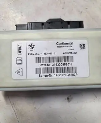 BMW 7 F01 F02 F03 F04 Airbag control unit/module 9330952 A2C37764201 14B0170C1583P