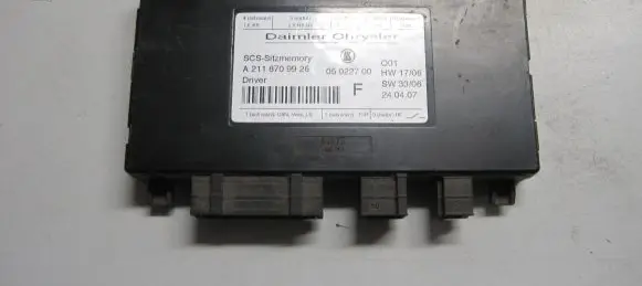 Mercedes-Benz E W211 Seat control module A2118709926