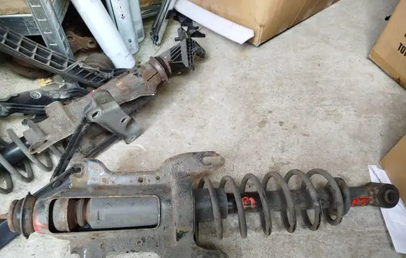 Saab 9-5 Rear shock absorber with coil spring 814901000983 312707 27-J17-A