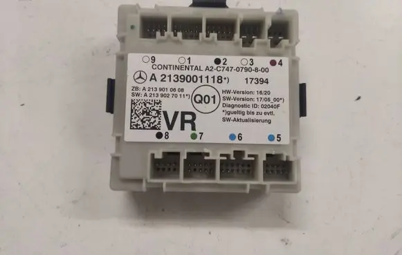 Mercedes-Benz E W213 Door control unit/module A2139001118 A2139027011 A2139010608