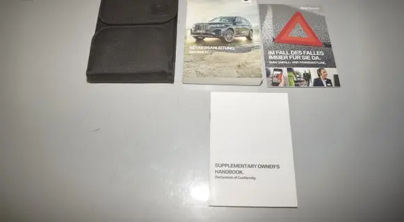 BMW X7 G07 Owners service history hand book 5A03698 01405A03698 5A060E9