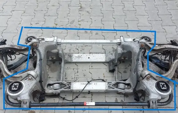 Porsche Taycan 9J1 Rear axle beam PORSCHETYCBELLK21