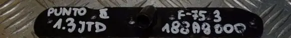 Fiat Doblo Gearbox oil cooler pipe/hose 73505376