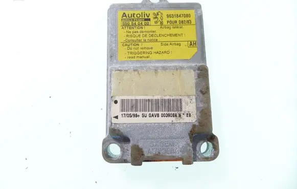 Peugeot 406 Airbag control unit/module 550540400 9631847080