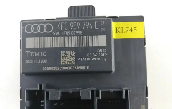 Audi A6 S6 C6 4F Door control unit/module 4F0959794E 4F0910795E