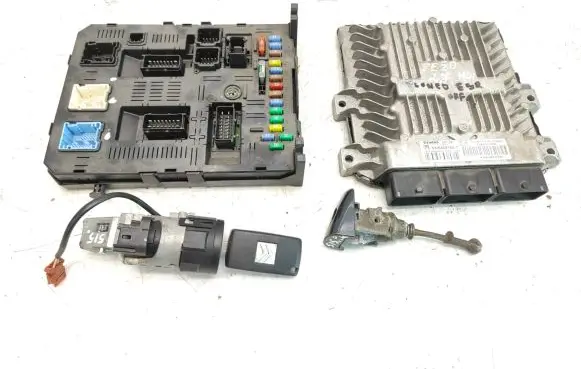 Citroen C6 Engine ECU kit and lock set SW9658198080 HW9648237680 5WS40379A