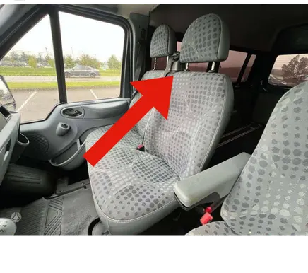 Ford Transit Front seat headrest 