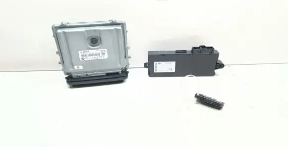 BMW 3 E90 E91 Engine ECU kit and lock set 8510832 0281017027 9237047