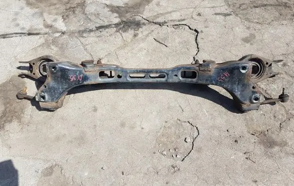 Rear bumper support beam